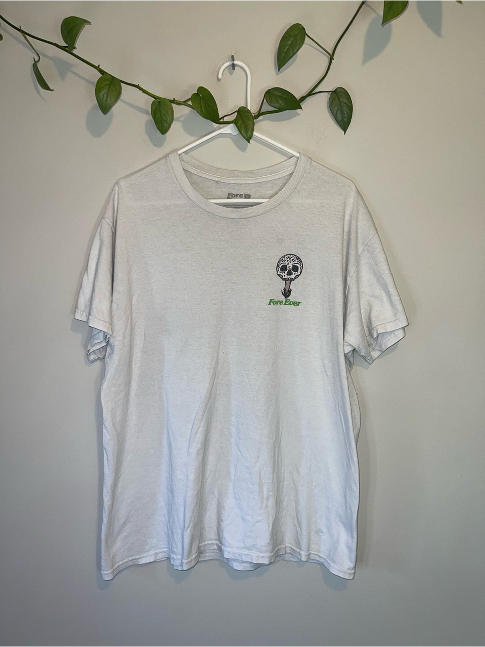 White Graphic Tee - Men's Casual Shirt